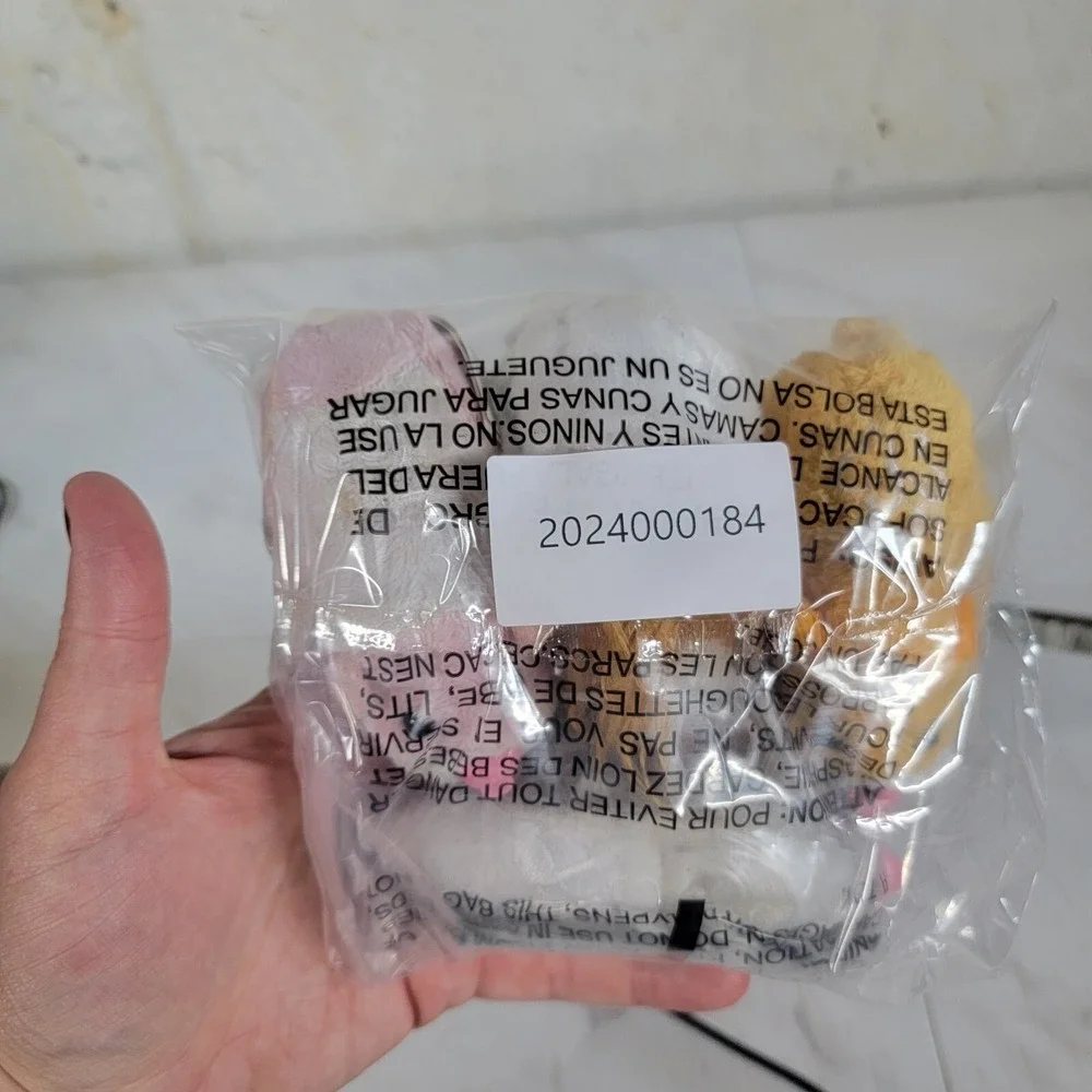 Lot 4 Zhu Zhu Pink Yellow Brown Black Hamsters‎