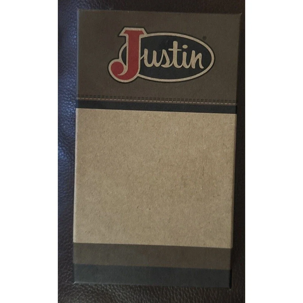 New Justin Men's Jr Rodeo Leather Wallet - 22125481W3 NIB