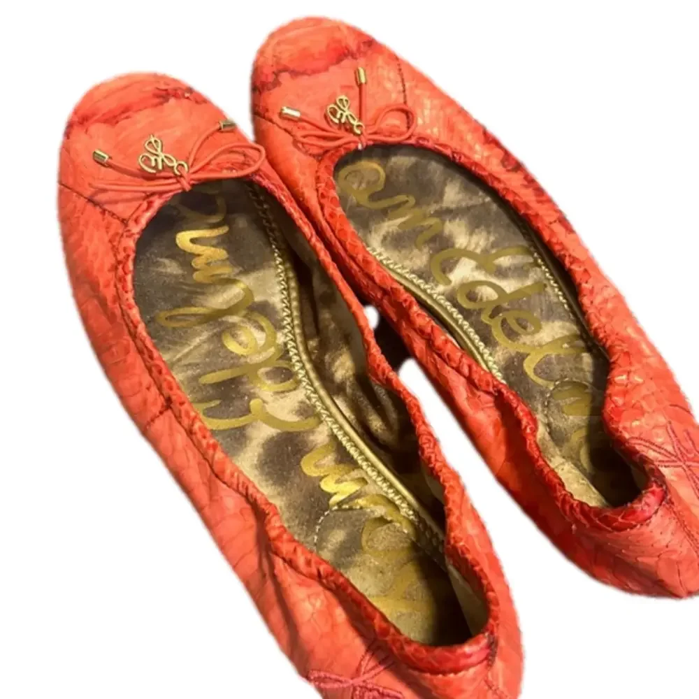 Sam Edelman croc flat