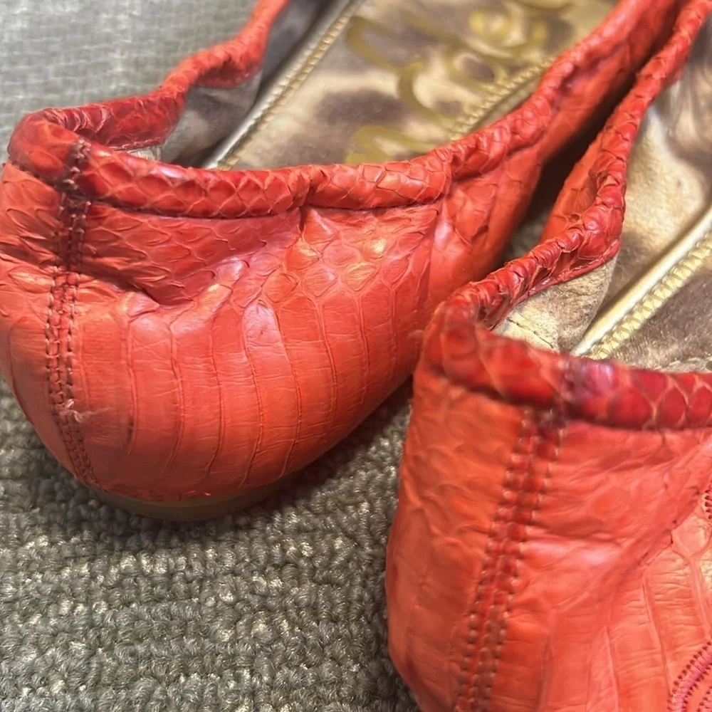 Sam Edelman croc flat