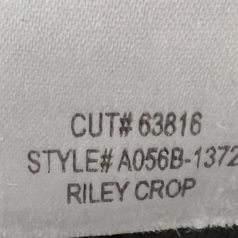 AGOLDE Riley Crop- 12.5 inch waist