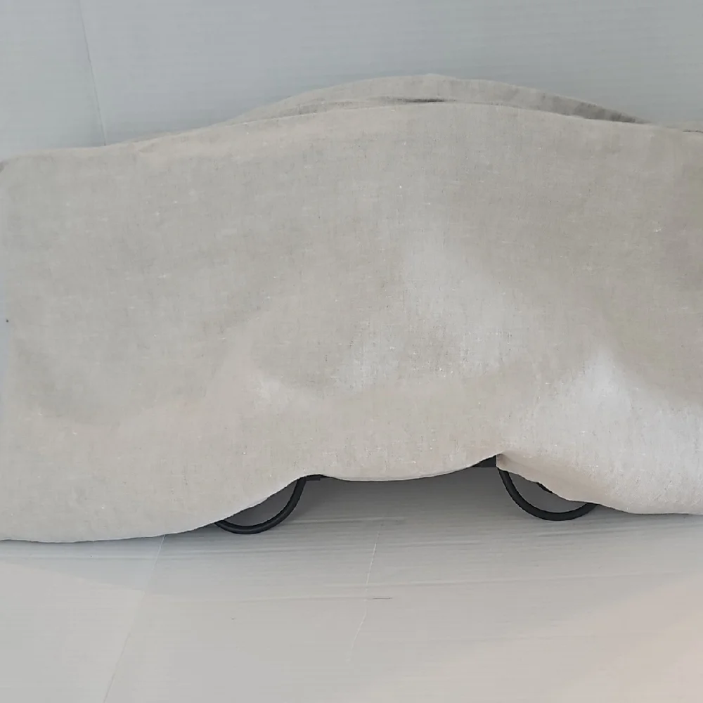 West Elm Neutral Natural Linen Full Queen Duvet