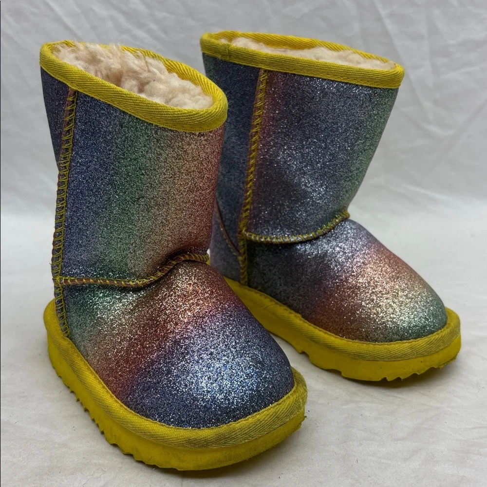 UGG glittery rainbow