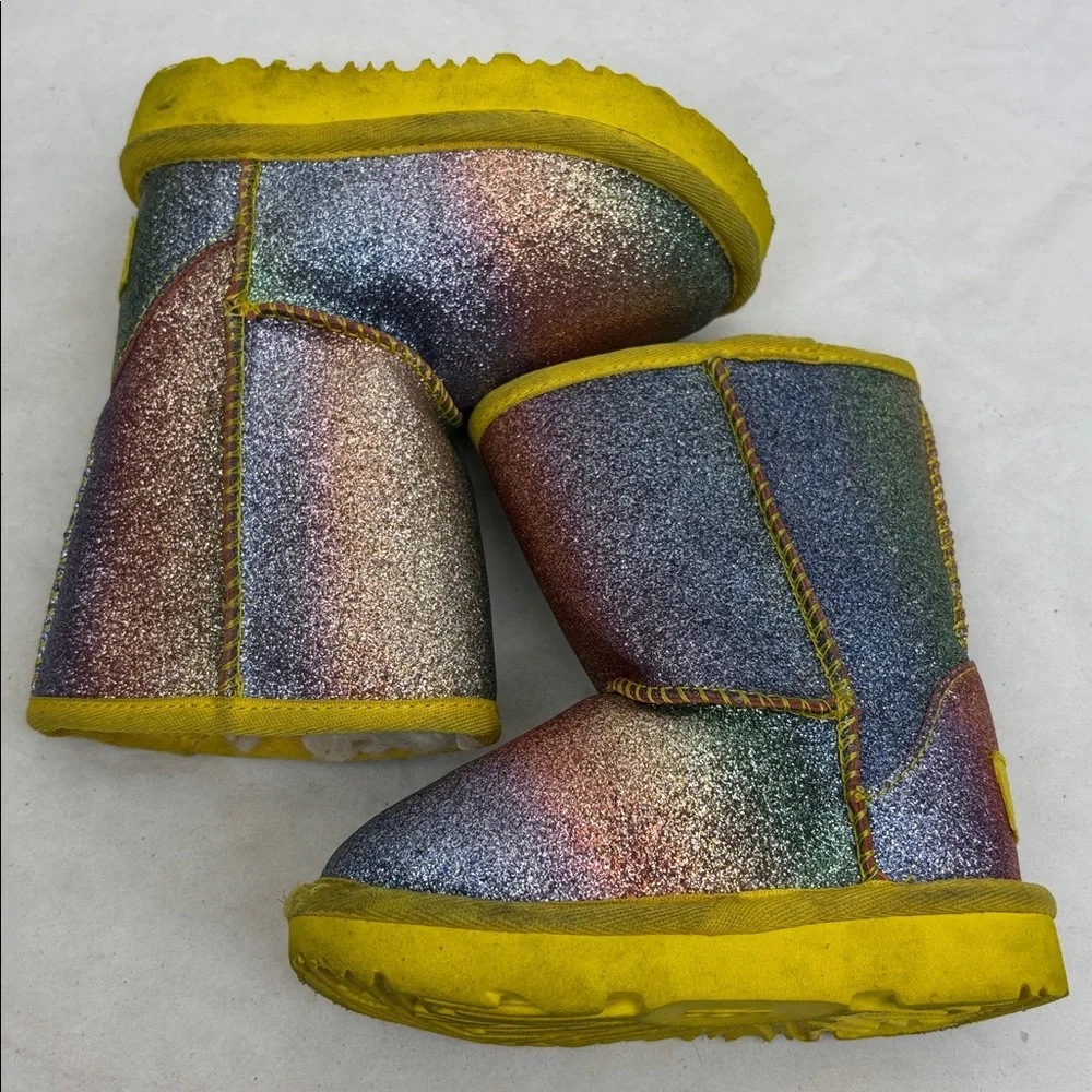 UGG glittery rainbow