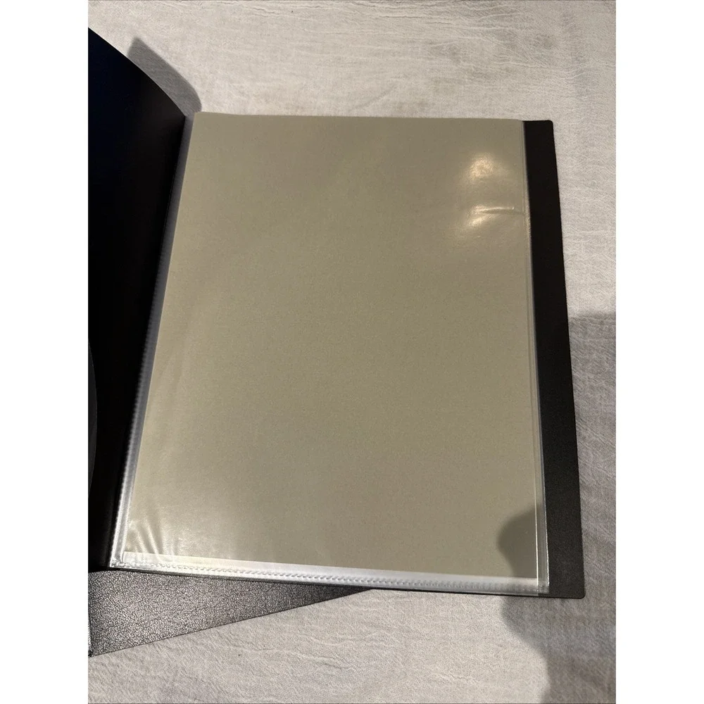 Itoya Art Fashion Profolio Set Of 2 81/2x11 Display Book Portfolio 6 Sleeve