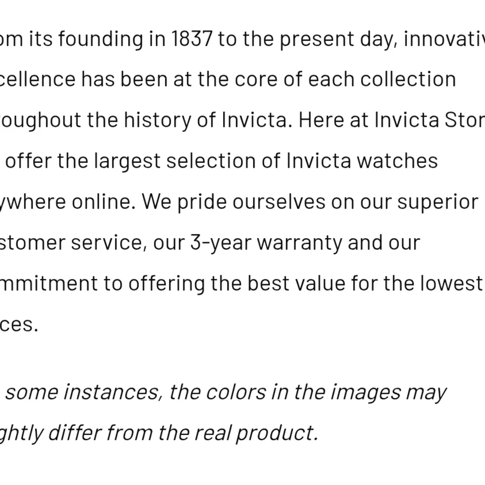 Invicta elegant watch