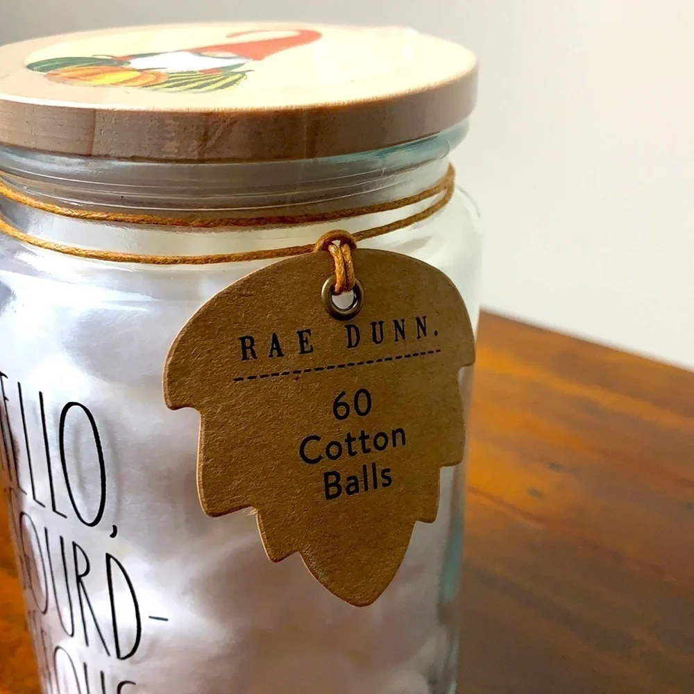 Rae Dunn Gnome Glass Jar
