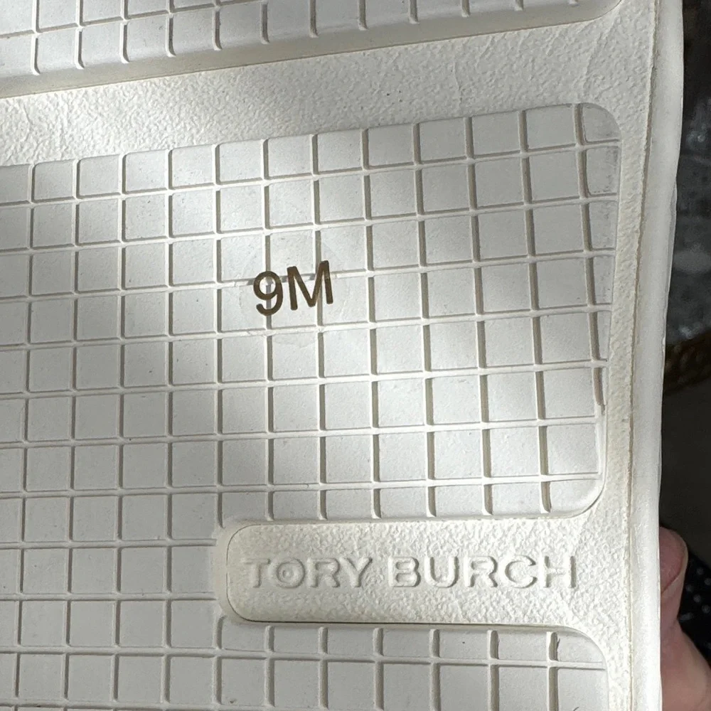 Tory Burch Lady Bug Women's Silver Glitter Sneakers Sz 10