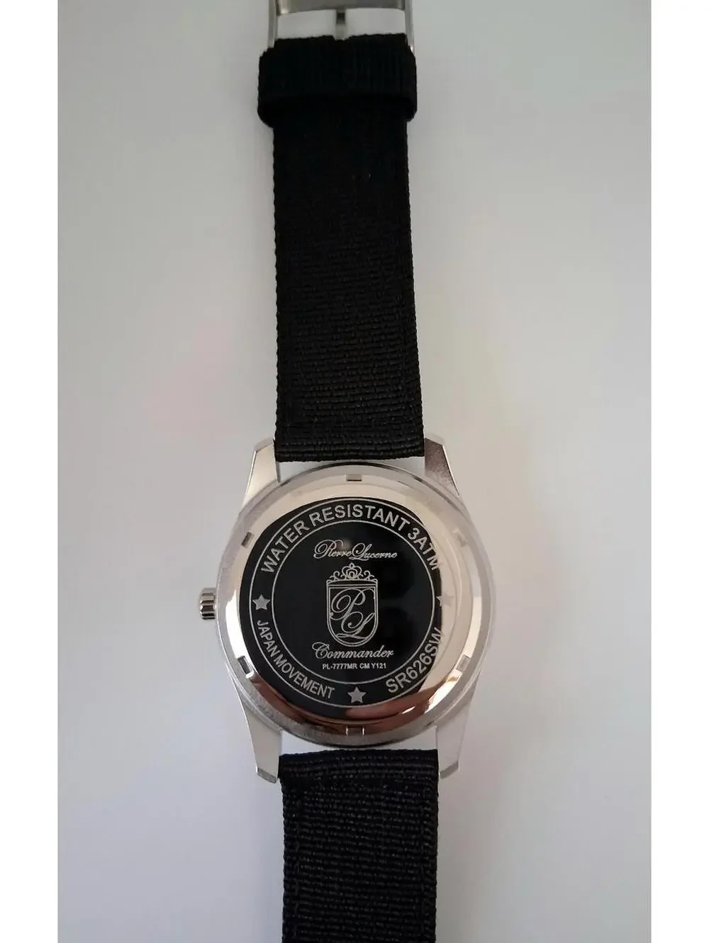 NEW Pierre Lucerne Commander WW2 Style Navy Men's Watch