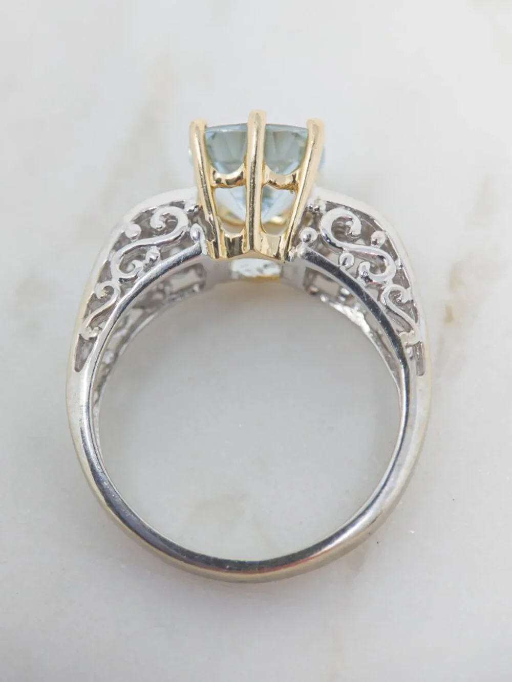 Vintage softly colored