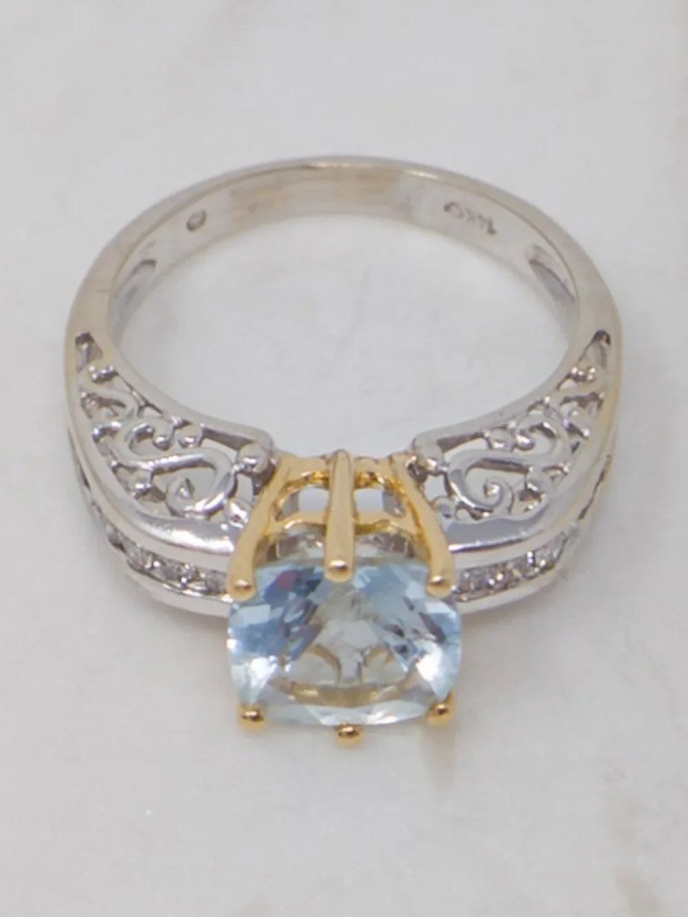 Vintage softly colored