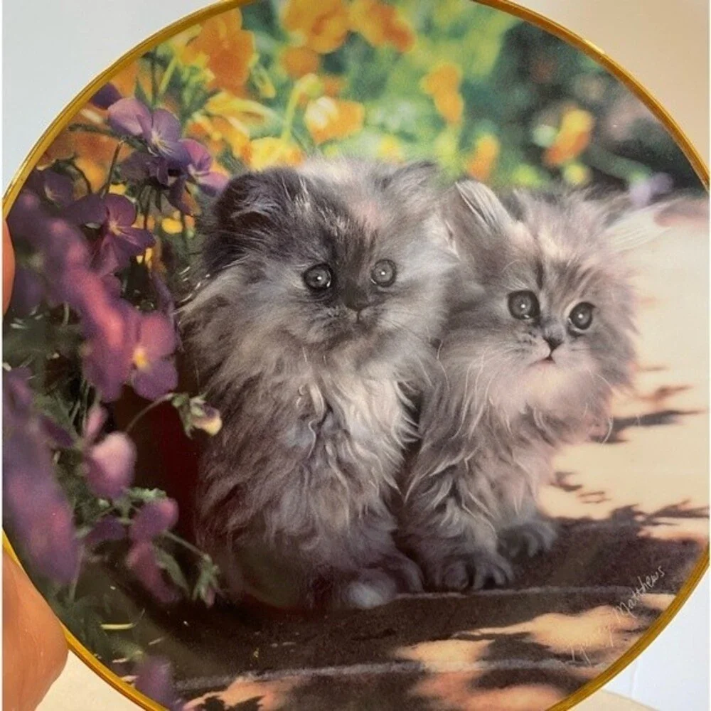 Sitting pretty by Nancy Matthews 8” Collectors Plate #F7545