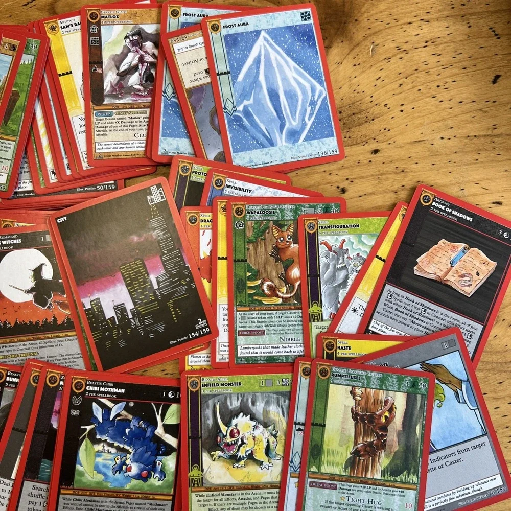 Bulk lot‎ MetaZoo Cryptid Nation 2nd Edition 143 cards straight from pack
