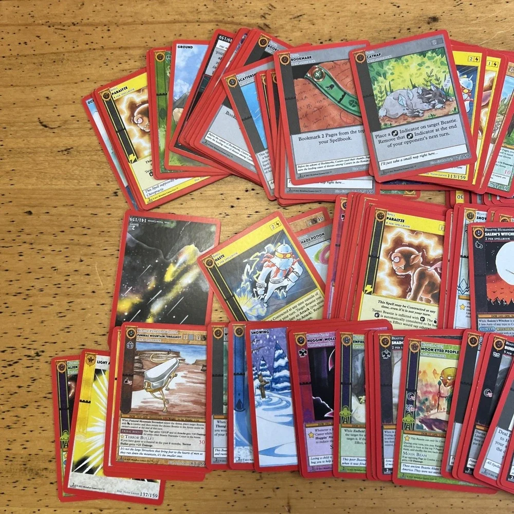 Bulk lot‎ MetaZoo Cryptid Nation 2nd Edition 143 cards straight from pack