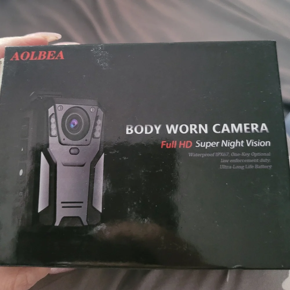 Aolbea Black Body Worn Camera – Full HD Night Vision