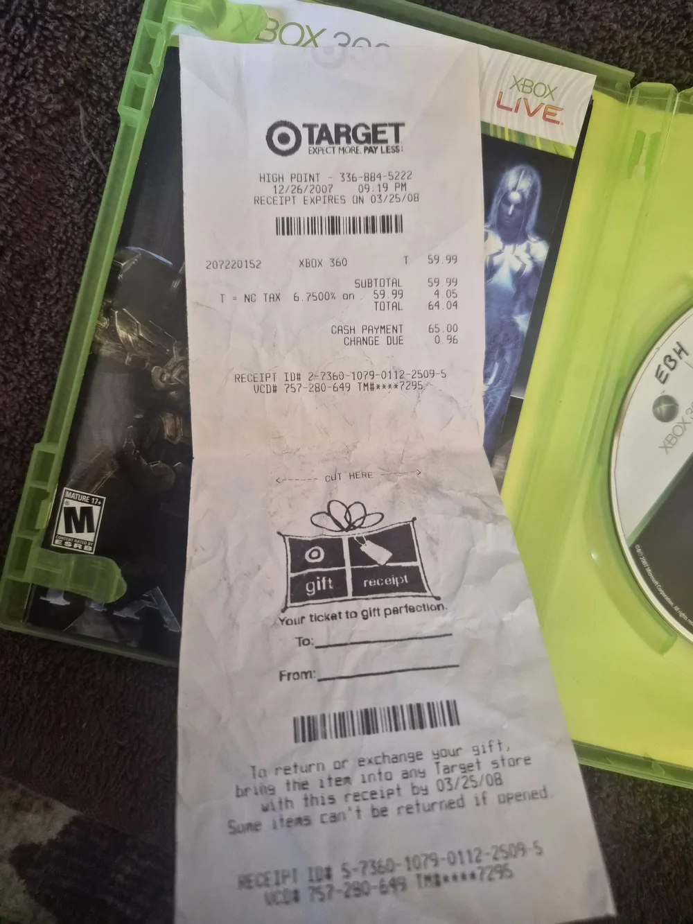 Microsoft halo xbox