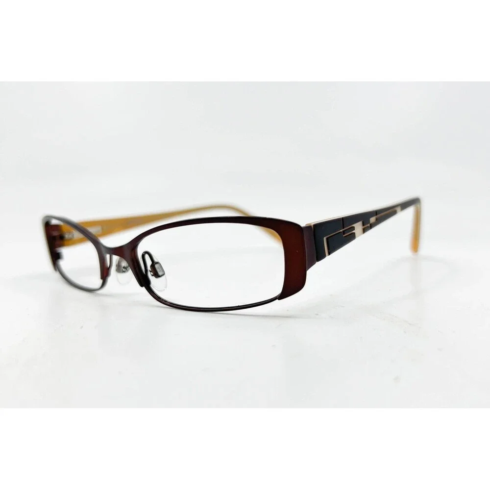 Cosmopolitan Eyeglasses Women Brown DIVINE Chocolate 48-17-135 30974