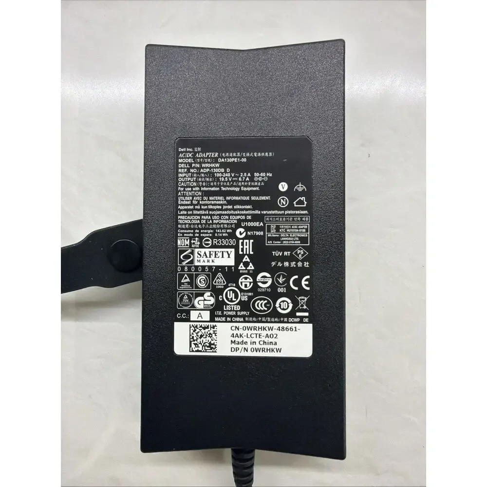 Genuine Dell 19.5V 6.7A 130W AC Adapter For PA-4E Family LA130PM121 DA130PE1-00