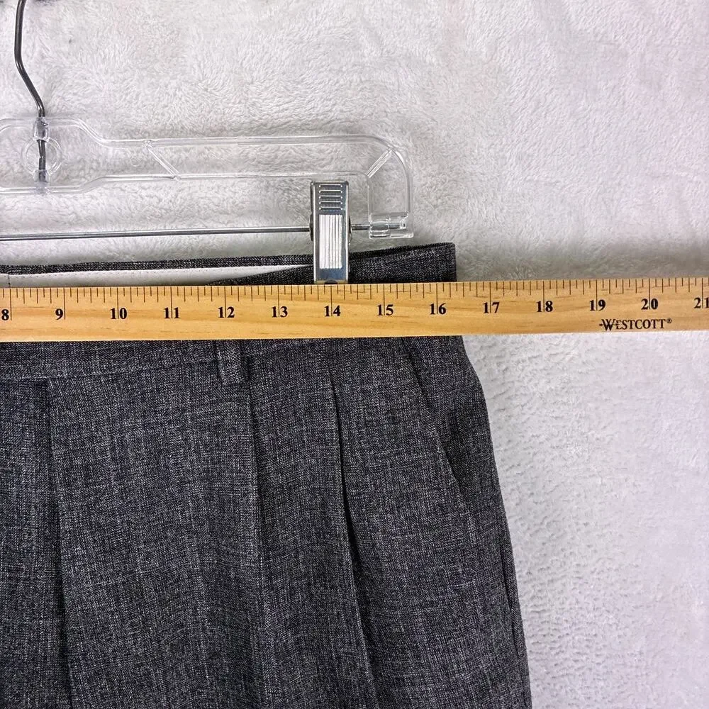 VTG Kerlan Pleated Pants 33x29 Gray Wool Blend Baggy Classic Going Out 80s