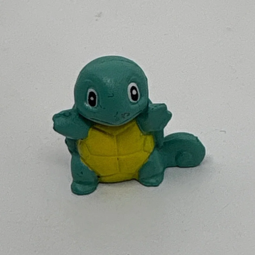 Squirtle Pokemon Tomy Figure Vintage‎ Toy Collectible Mini 1 inch Resin Cutr