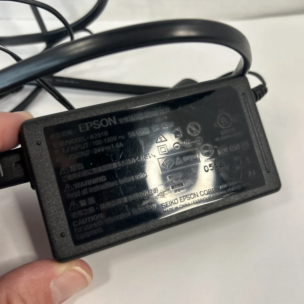AC Adapter / Epson Perfection 2580 3590 Photo Flatbed Scanner Power Supply Cord