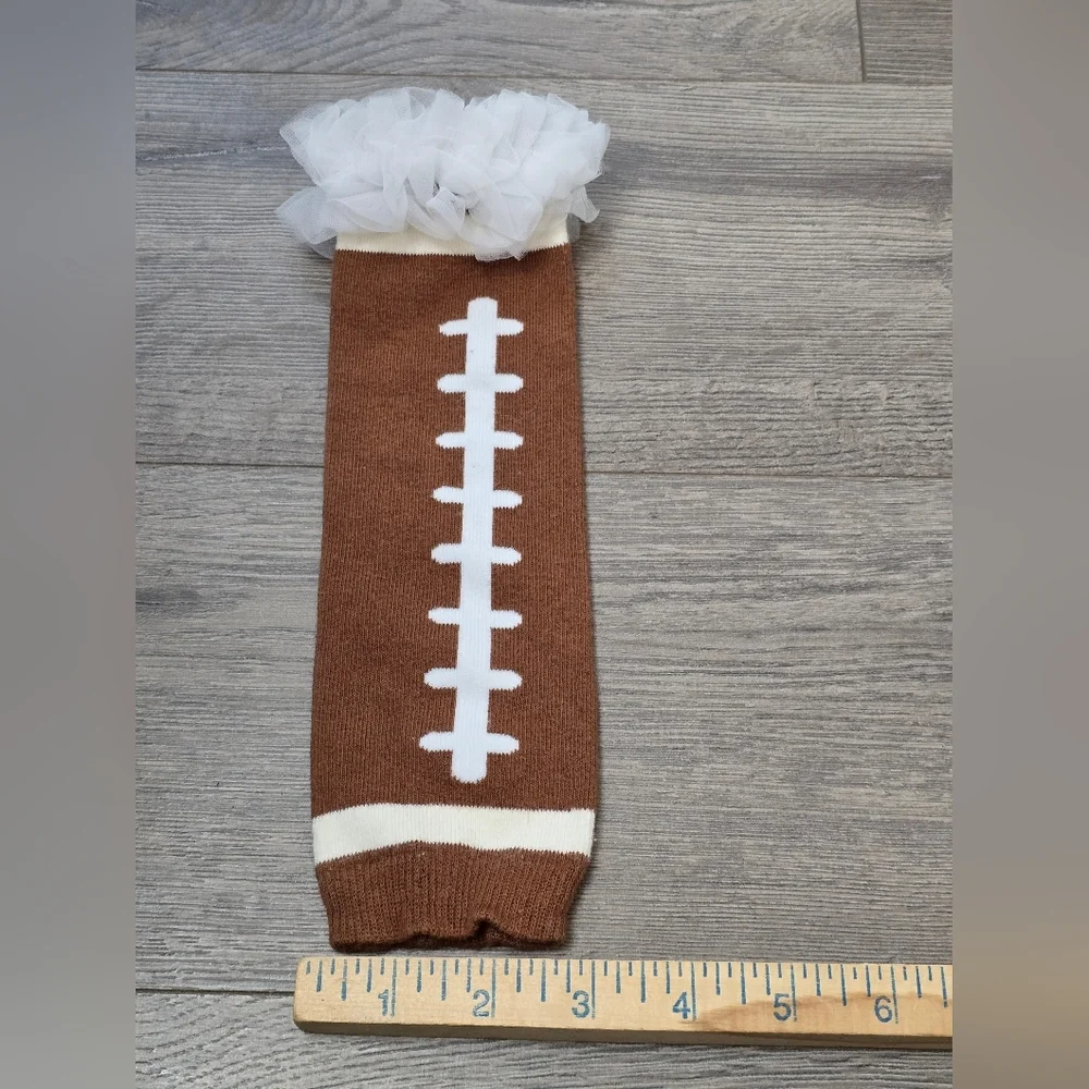 Football & Lace Leg Warmers Little Girls EUC