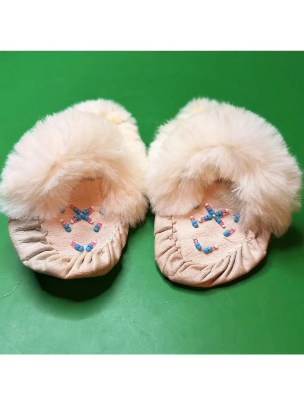 VTG Infant Baby Shoes Lot Stride Rite Leather Moccasin Booties Ruffled Slippers