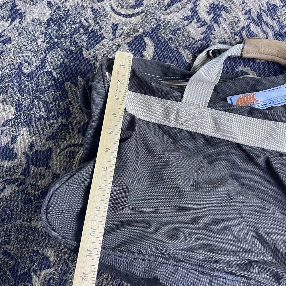 Vtg RDI Runners Diversified Inc Ca Brown Zip Bag Carry
