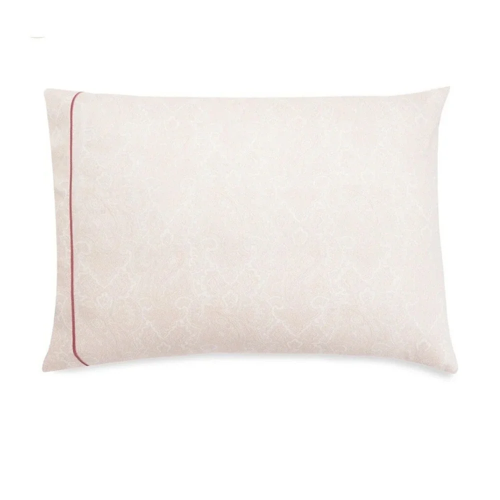 Anne De Solene Paisley 2 King Pillowcases Rose Pink Cotton 300 TC NEW $155