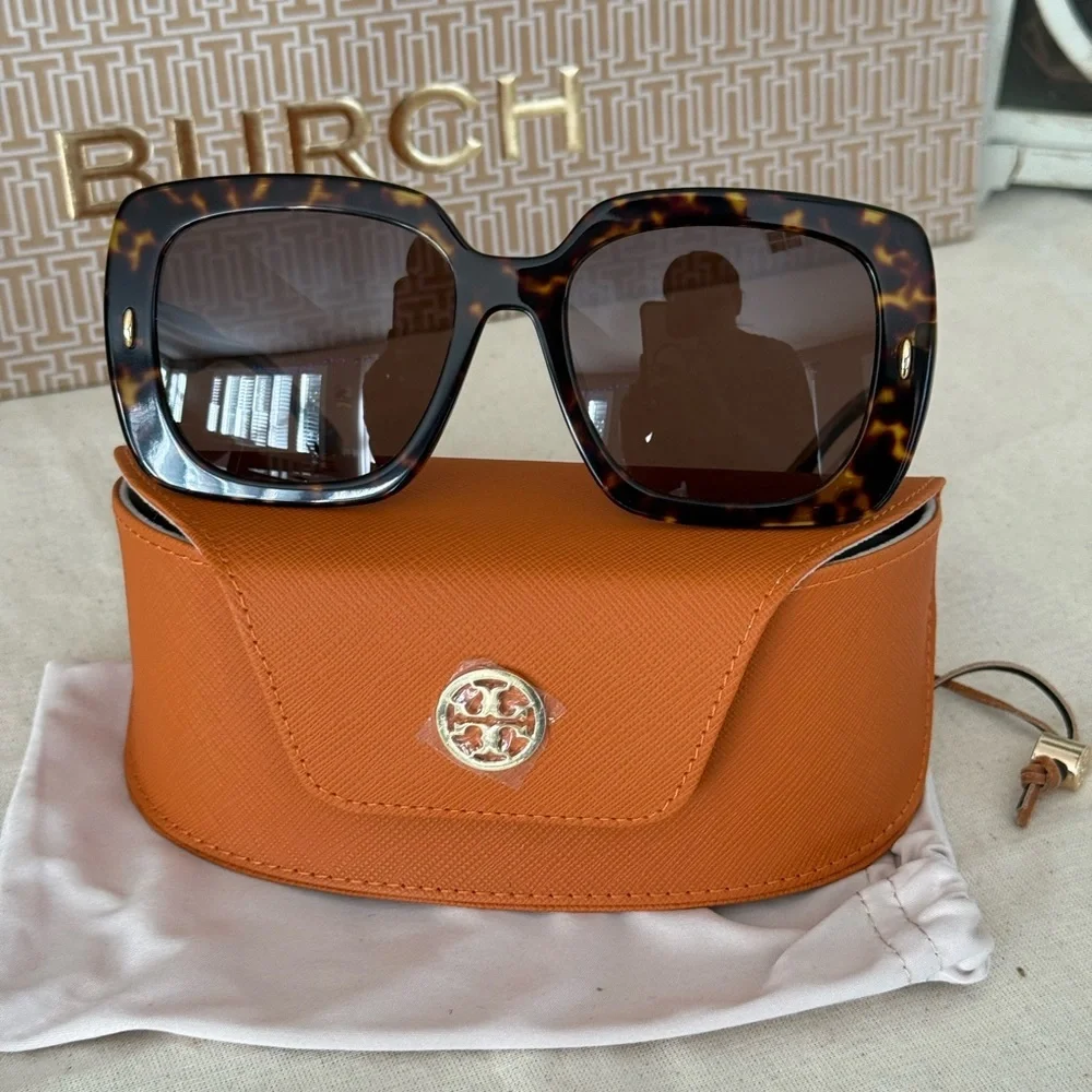 Tory Burch dark tortoise
