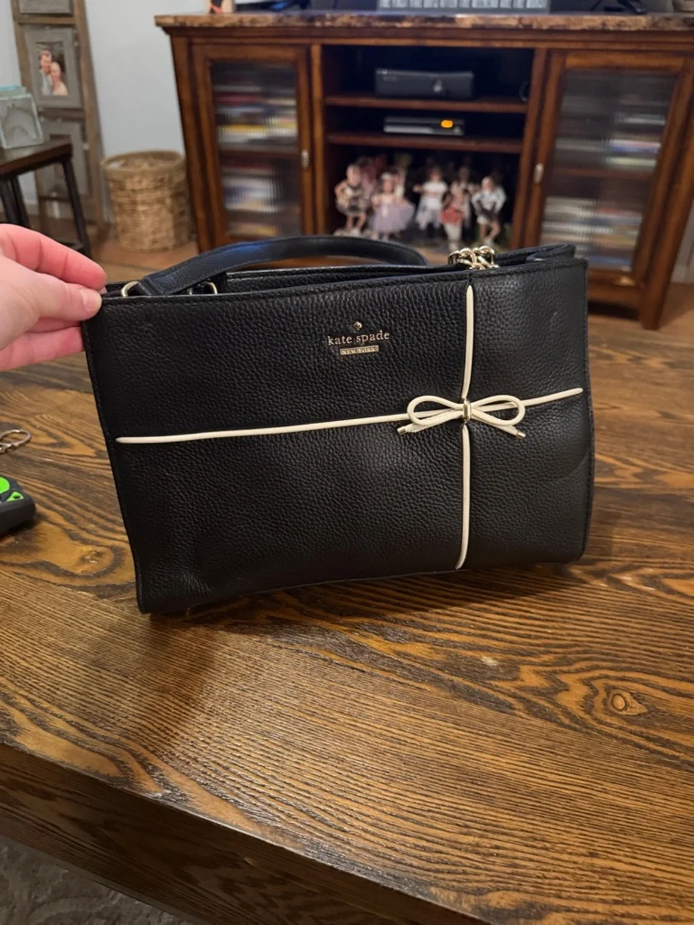 kate spade structured black