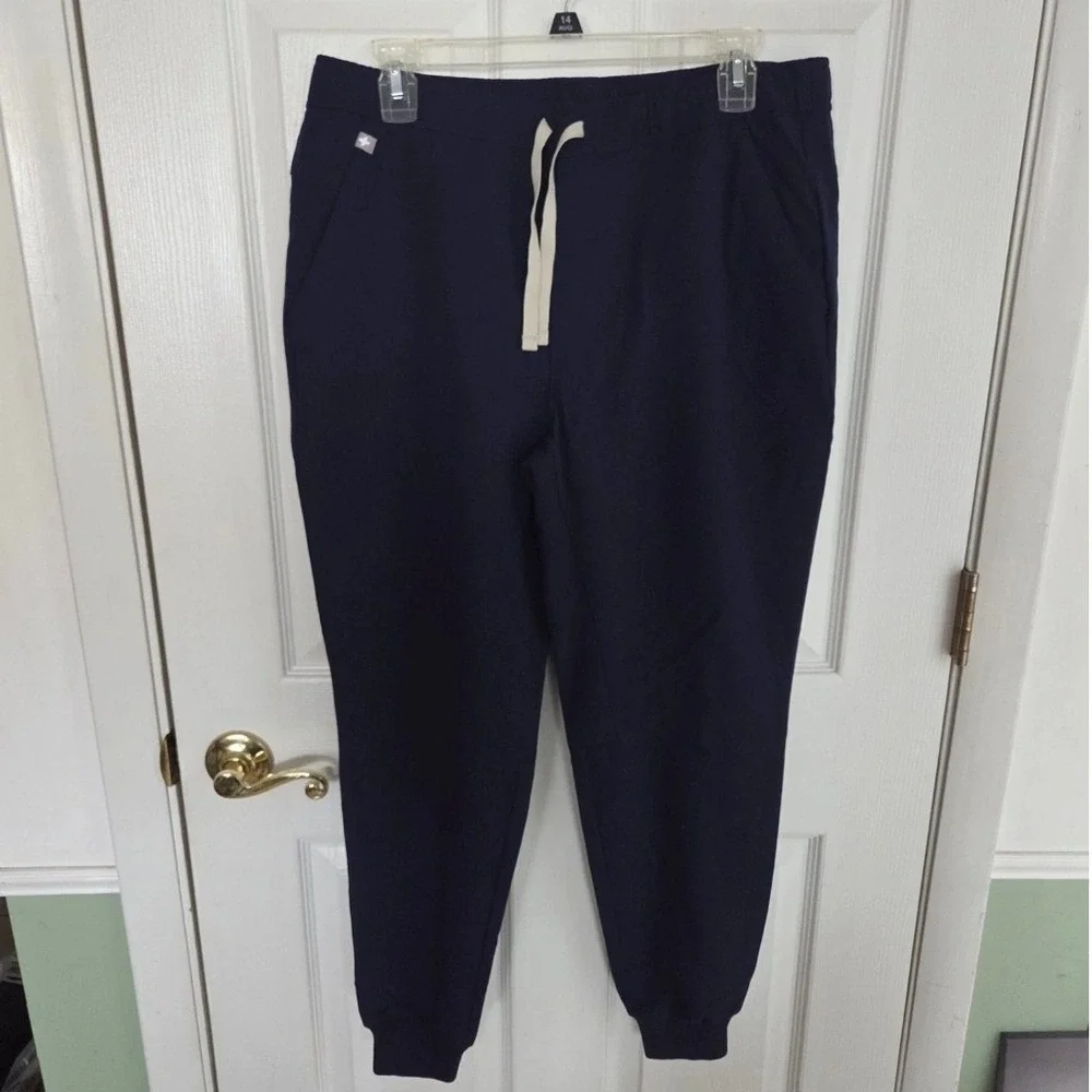 FIGS Zamora Jogger Scrub Pants Navy Blue M21SW2051S Mens Medium Regular Stretch