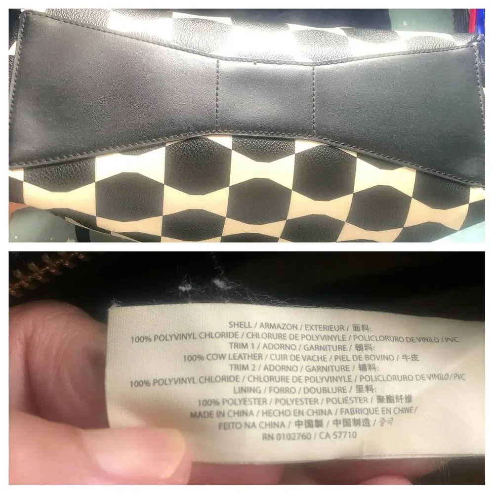 Kate Spade Black/Cream Satchel