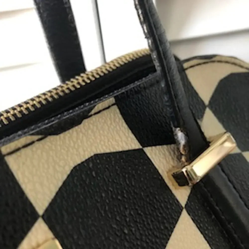 Kate Spade Black/Cream Satchel