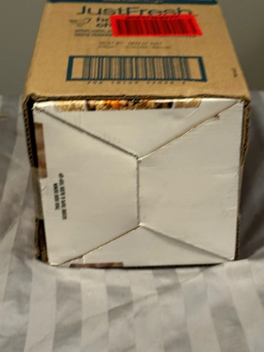 fresh branded cardboard