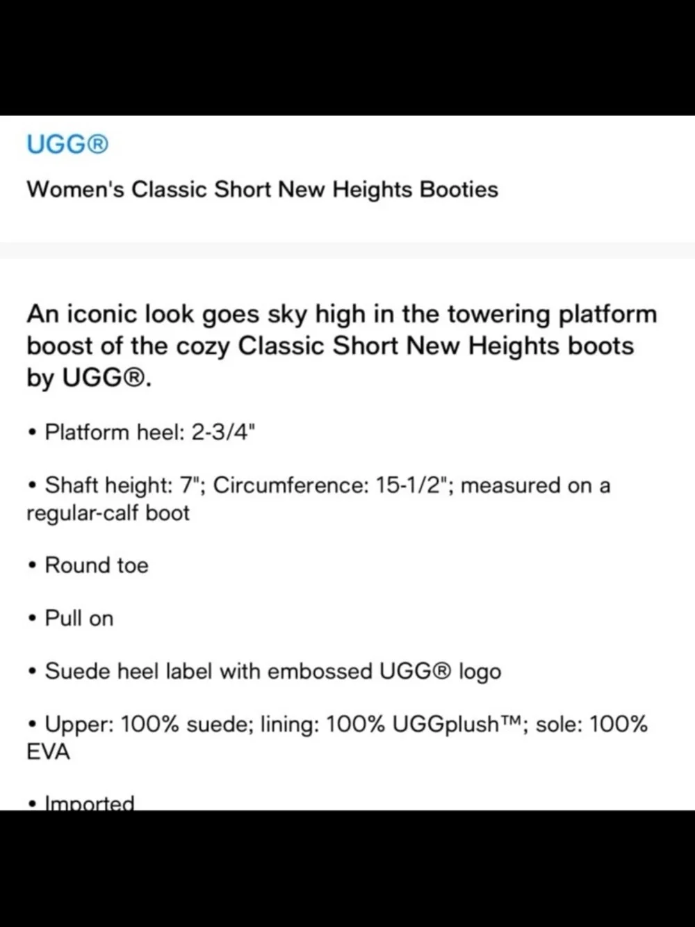 UGG iconic look