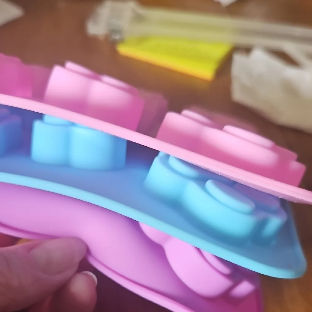 Silicone Paw & Bone Mold - Purple