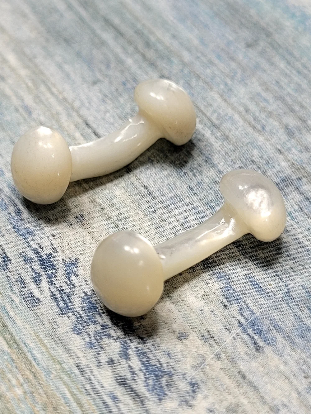 Mother of Pearl Cufflinks.