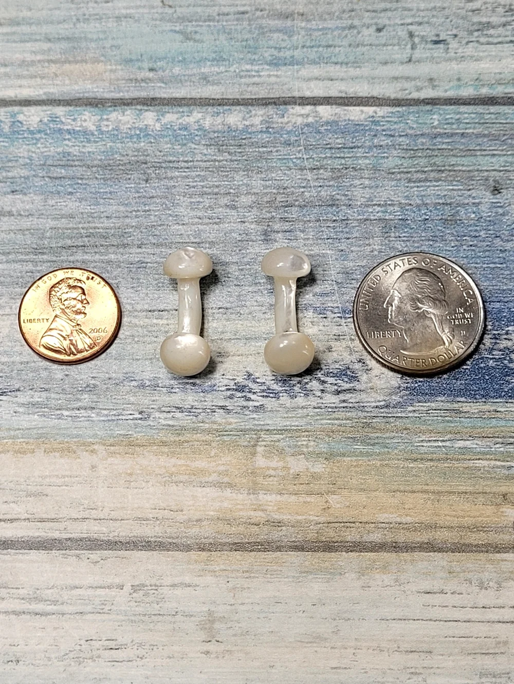 Mother of Pearl Cufflinks.