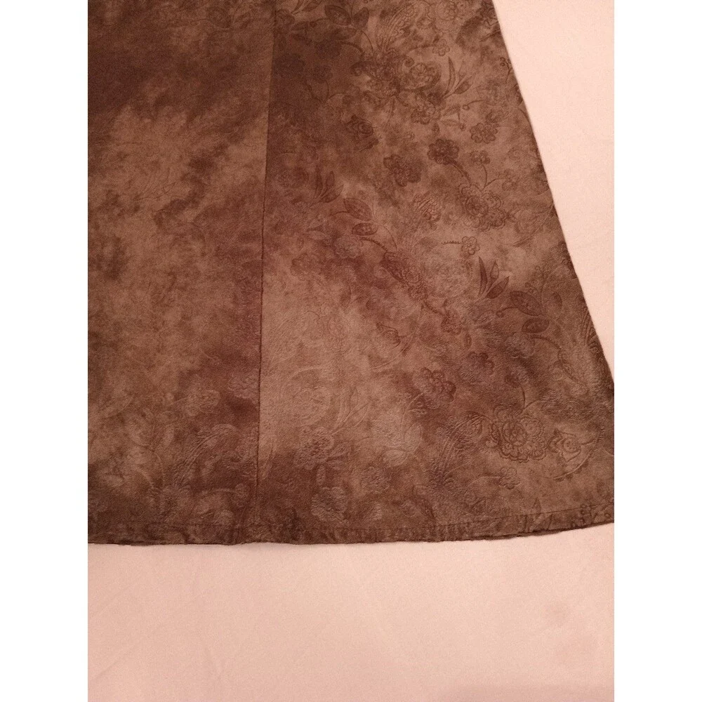 Christopher & Banks Size 4 brown floral skirt A line measurements in pics