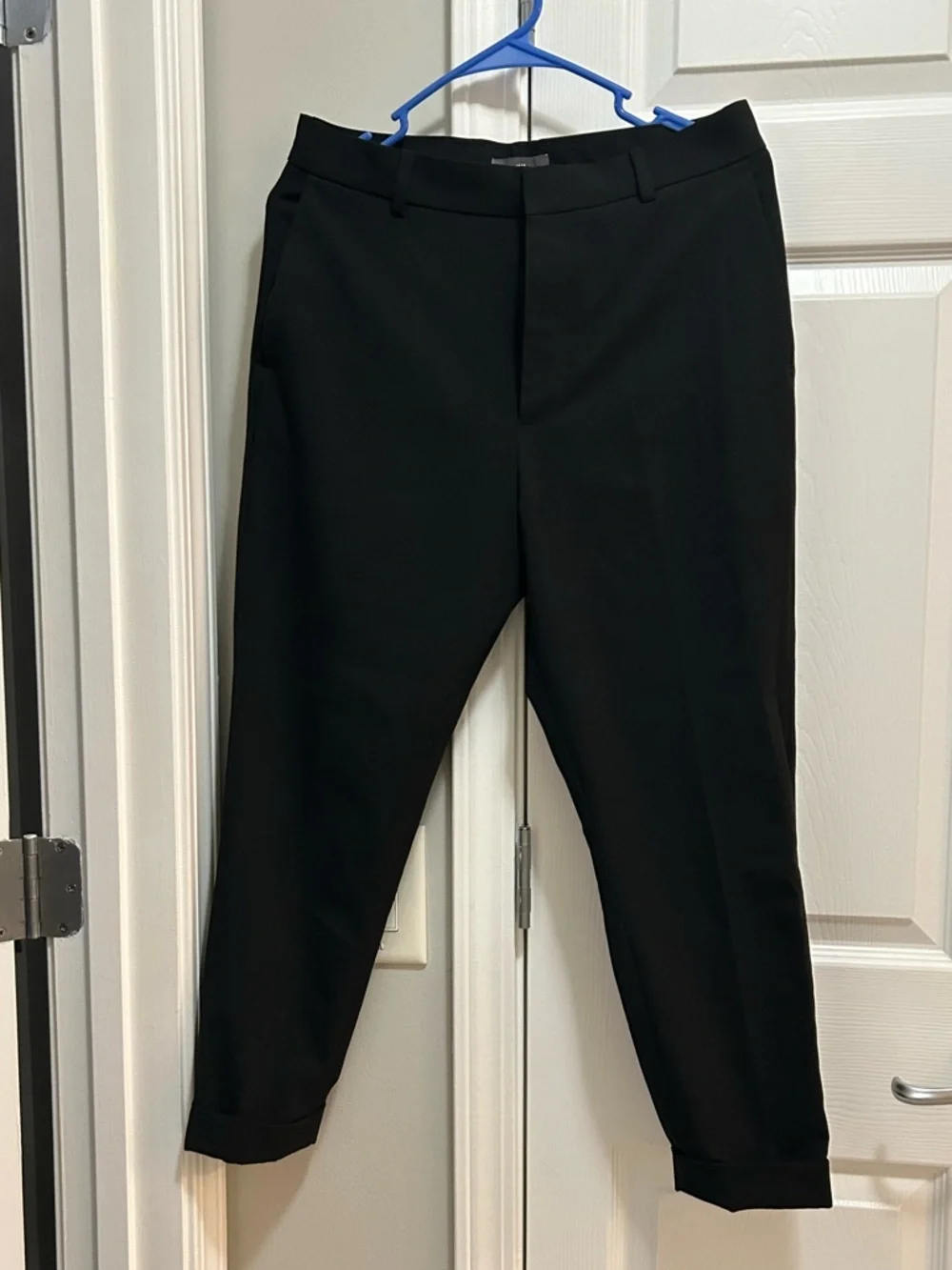 H&M Black Chino Pants (Altered) - Men's Size 29 - Cropped Slim Fit