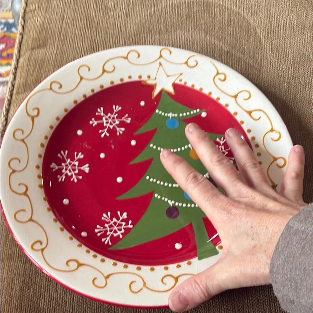 Pier 1 festive ceramic