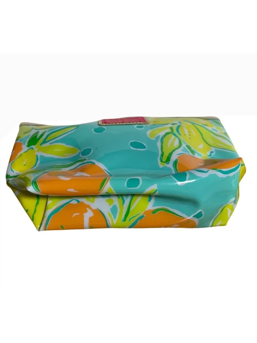 Lilly Pulitzer For Estee Lauder Citrus Print Makeup Bag