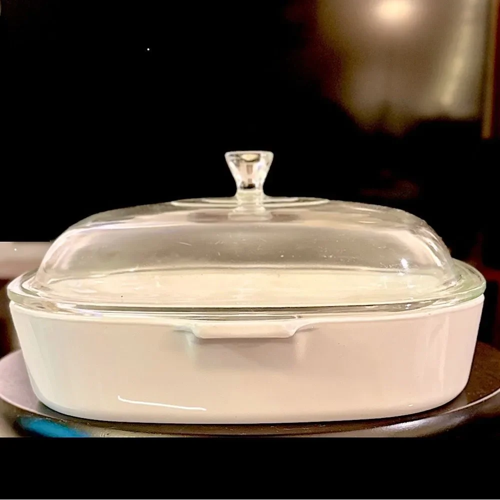 Corningware vintage amber
