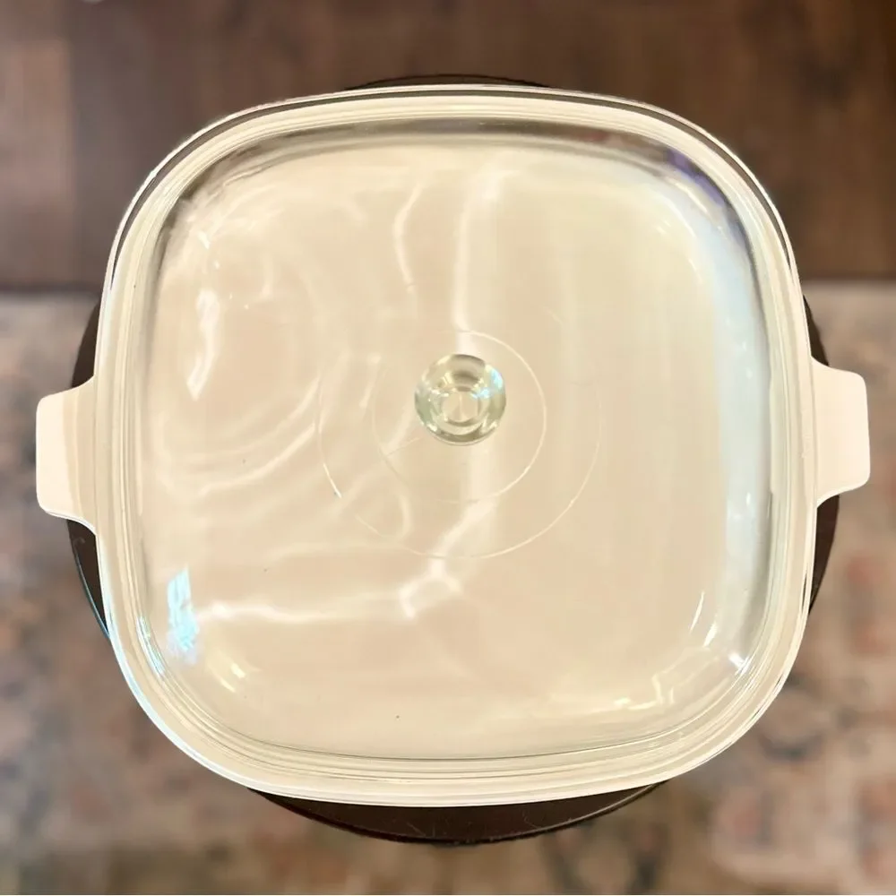 Corningware vintage amber