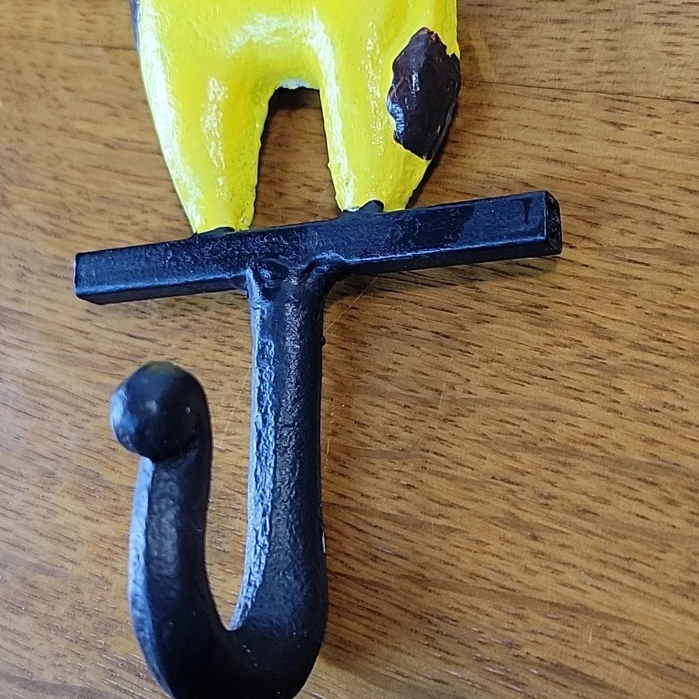 Cast Iron Giraffe Wall Hook Key Coat Towel Purse Hanger