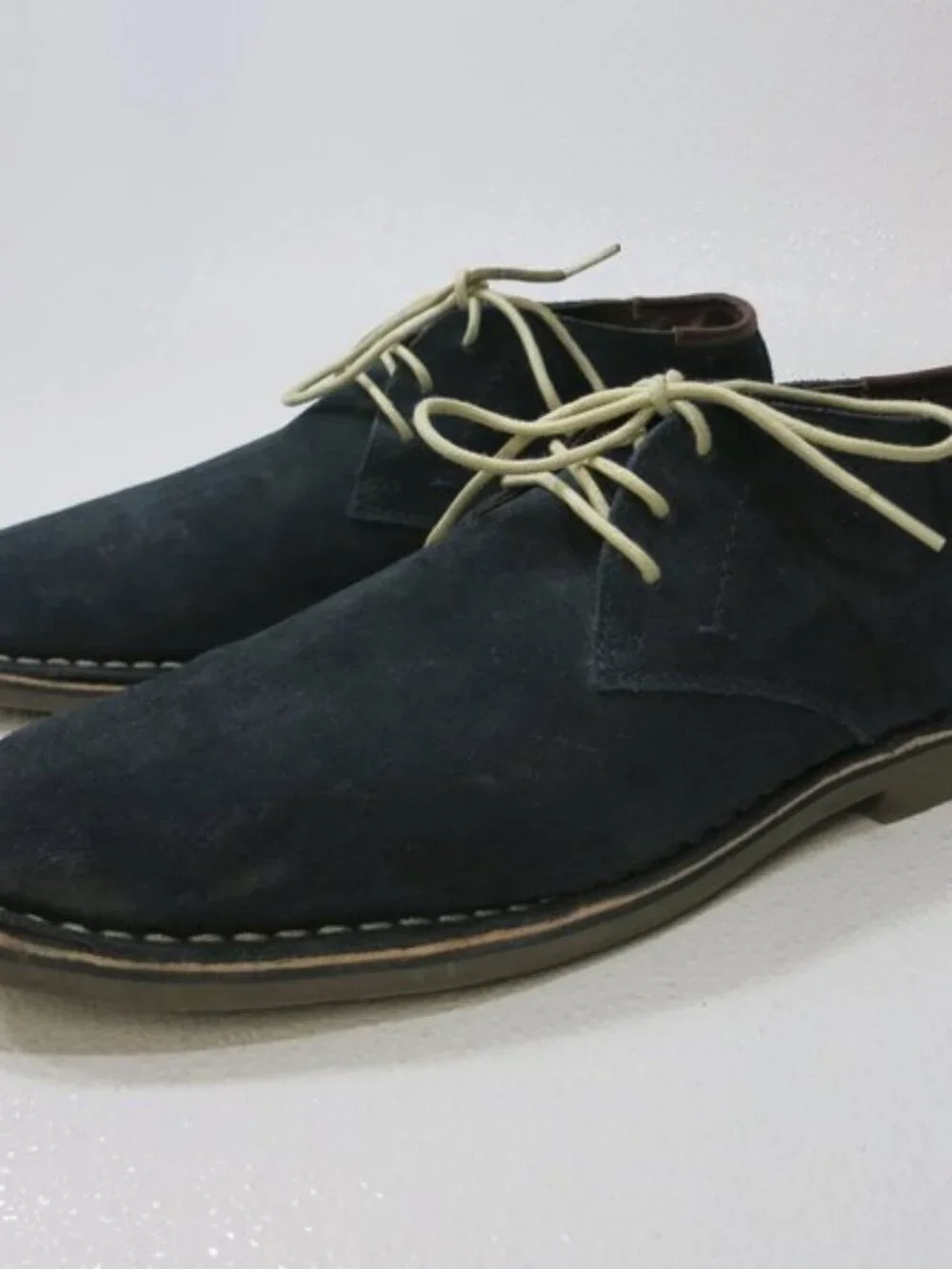 Reaction Kenneth Cole Suede Leather Chukka Boot Men's Footwear Shoes 12