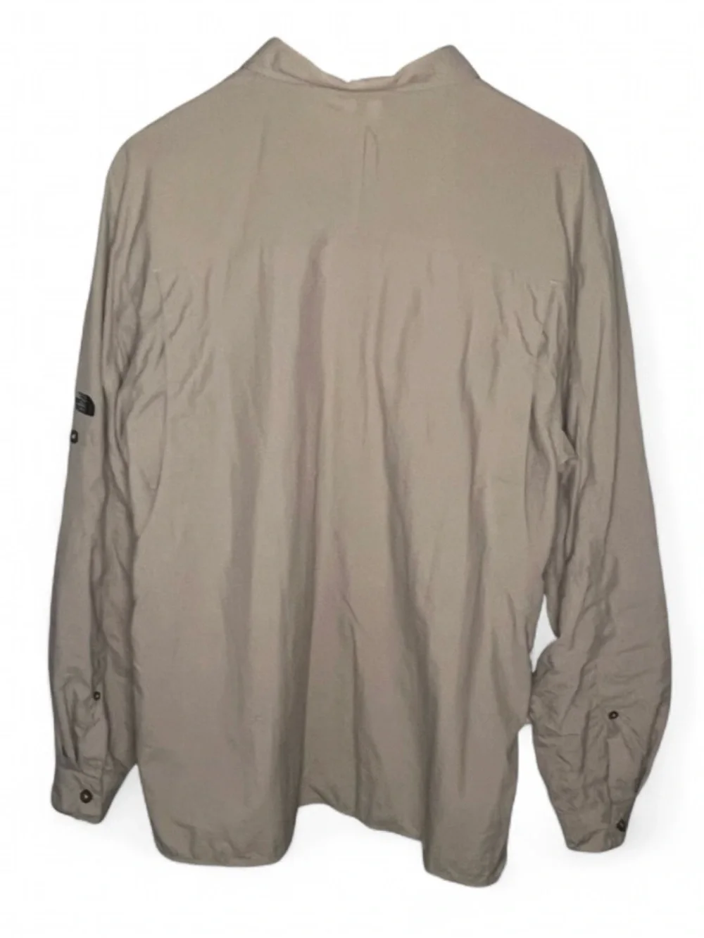 The North Face Utility Button Down Shirt Medium Khaki Outdoor