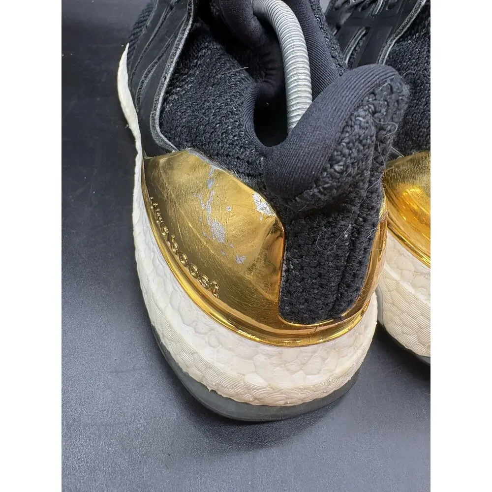 Adidas UltraBoost 2.0 Men’s 13 Limited Gold Medal Sneaker Gold Black BB3929