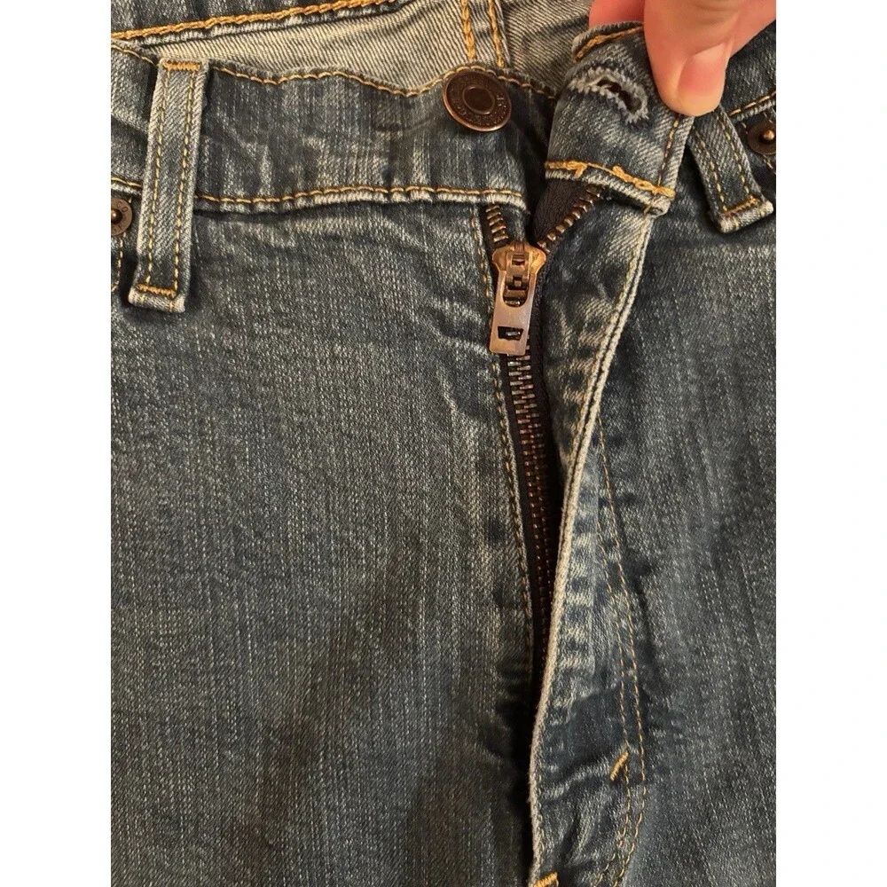 Mens Levi’s 514 Size 36/30‎ Medium Wash Denim Straight Leg Blue Jeans EUC